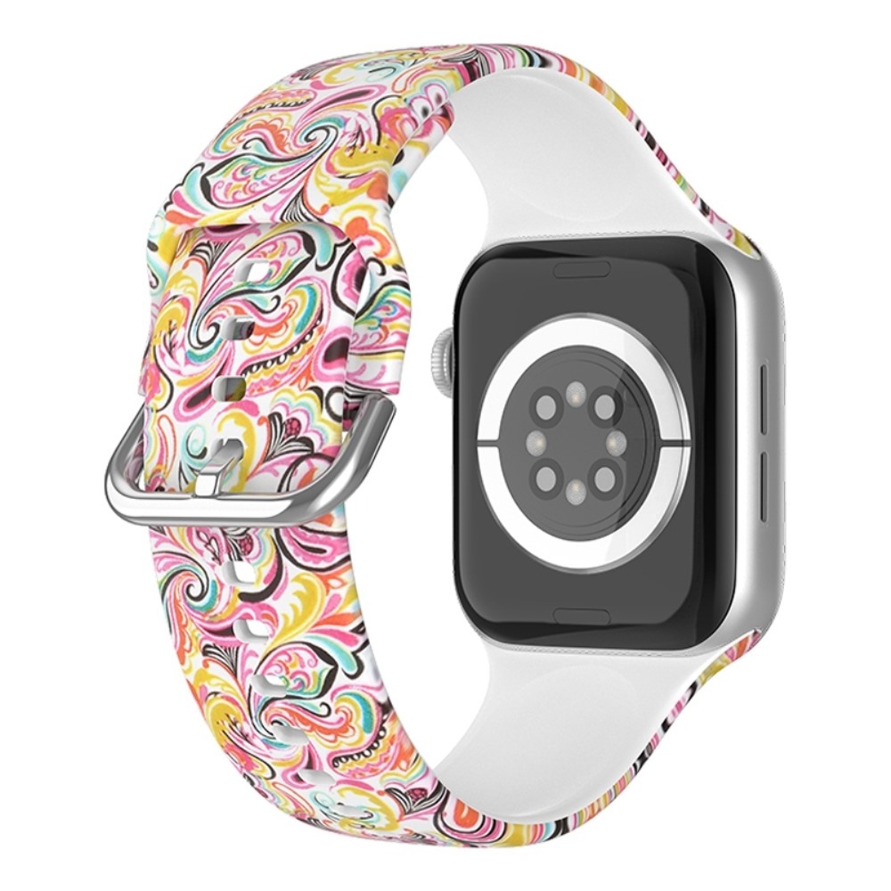 Print silikonový řemínek na Apple Watch Ultra/Ultra 2 49mm/SE/SE 2022/2023 44mm/9/8/7 45mm/6/5/4 44mm/3/2/1 42 mm - vzor A