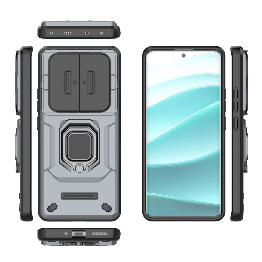 Lens odolný kryt na Xiaomi Redmi Note 14 Pro 5G/Poco X7 5G - šedý