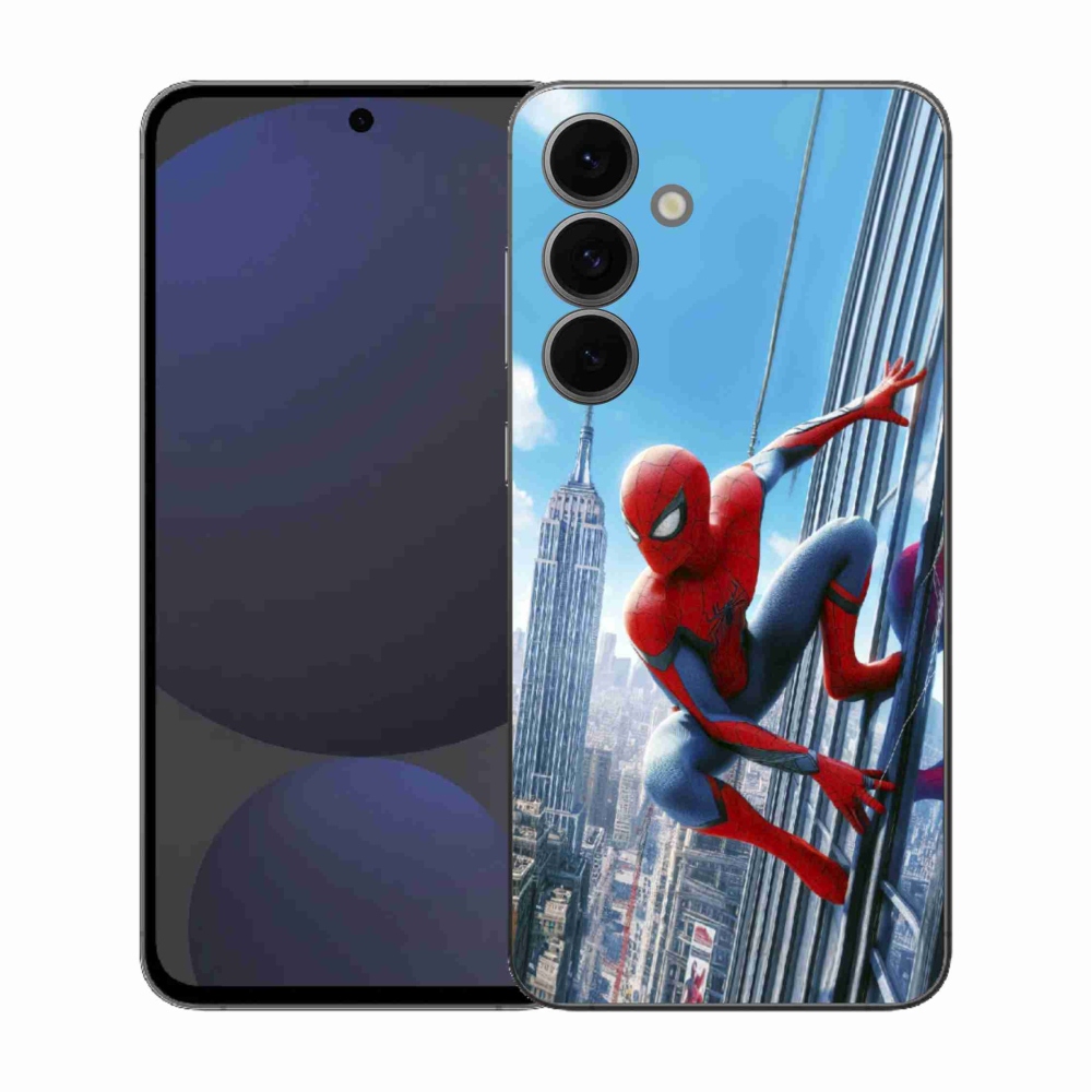 Gelový kryt mmCase na Samsung Galaxy S25 FE - spiderman