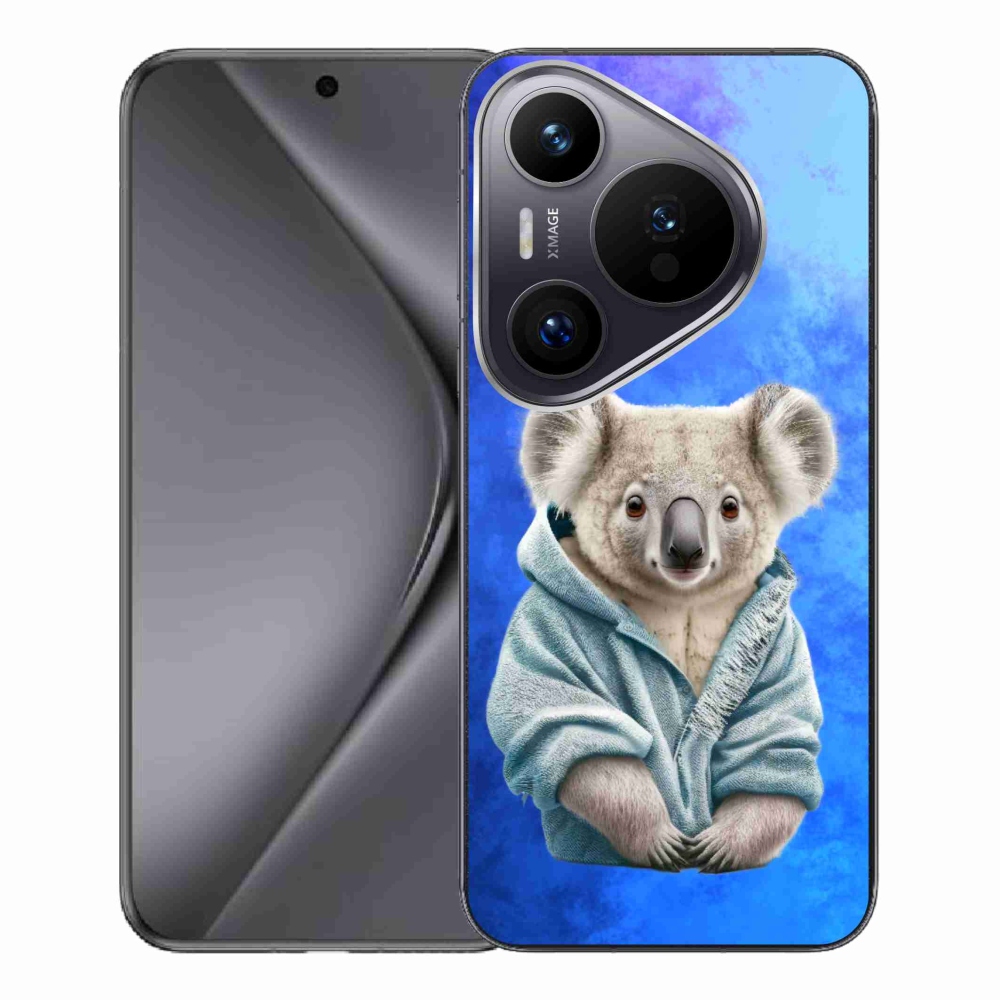 Gelový kryt mmCase na Huawei Pura 70 Pro - koala ve svetru