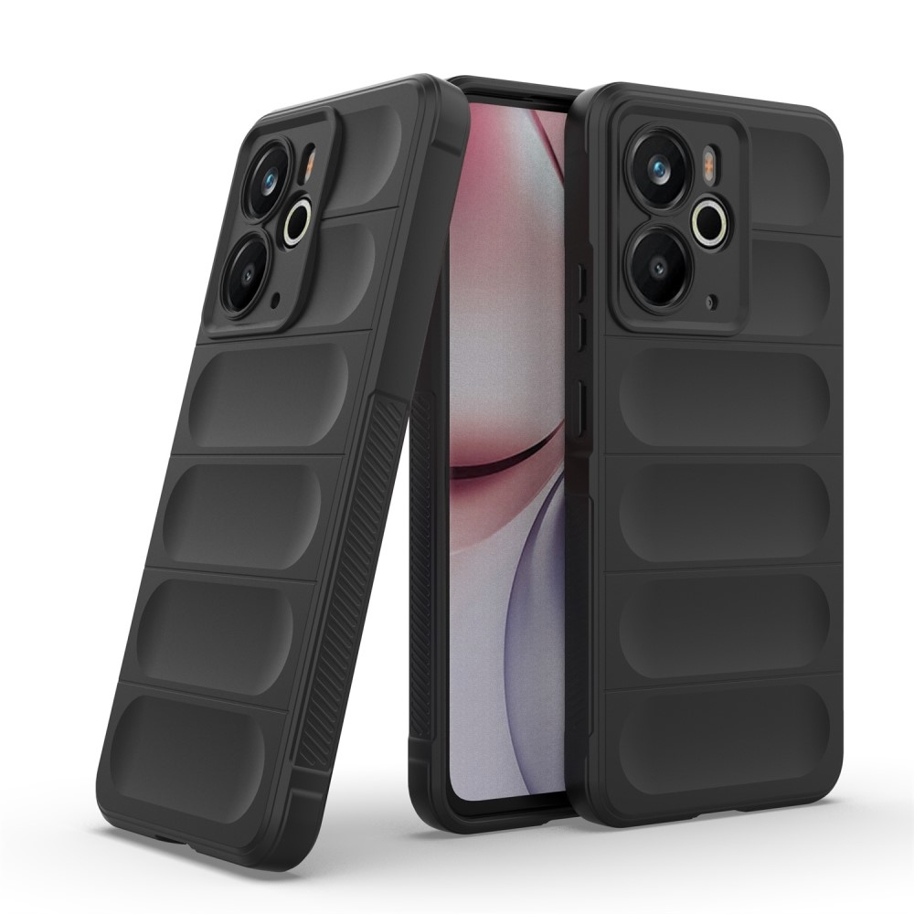 Rugg odolný gelový obal na Realme 14 5G - černý