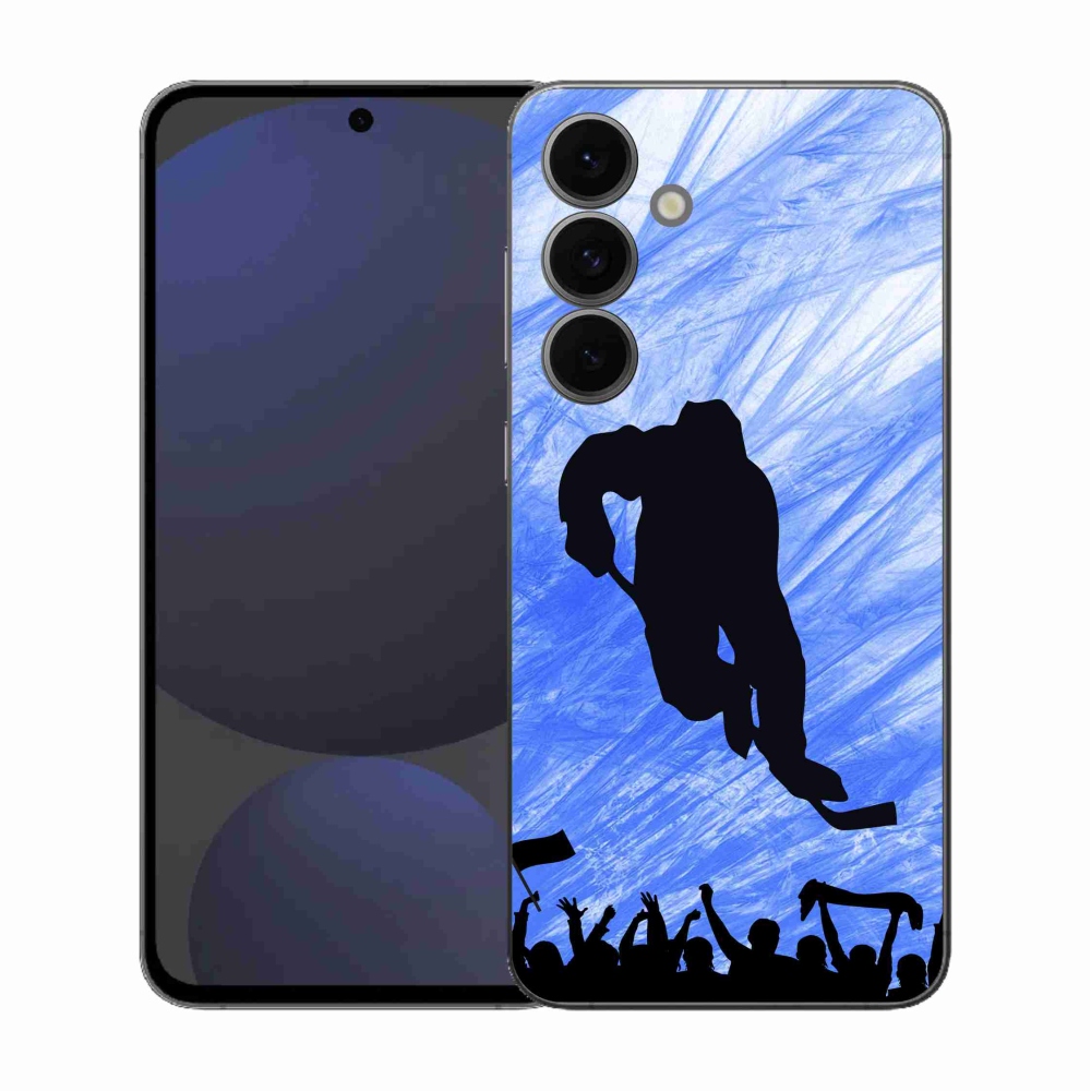 Gelový kryt mmCase na Samsung Galaxy S25 FE - hokejový hráč