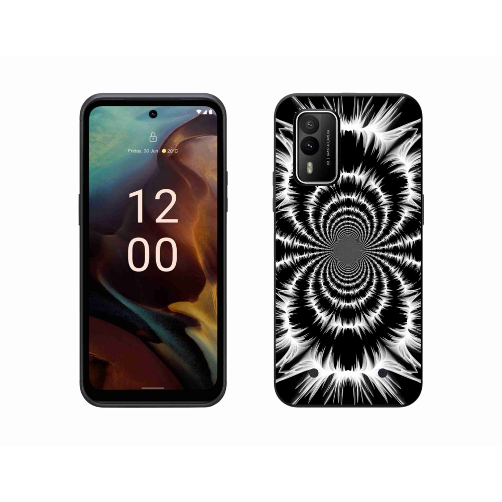 Gelový kryt mmCase na Nokia XR21 - abstrakt 23