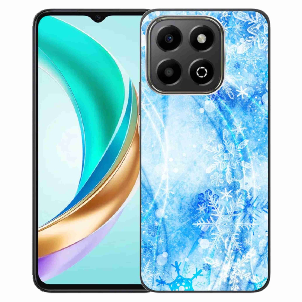 Gelový kryt mmCase na Honor X6b - sněhové vločky