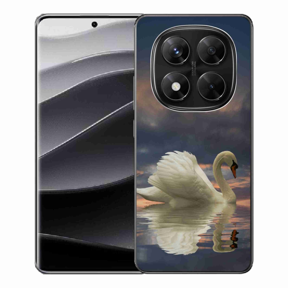 Gelový kryt mmCase na Xiaomi Redmi Note 14 Pro 5G/Poco X7 5G - labuť