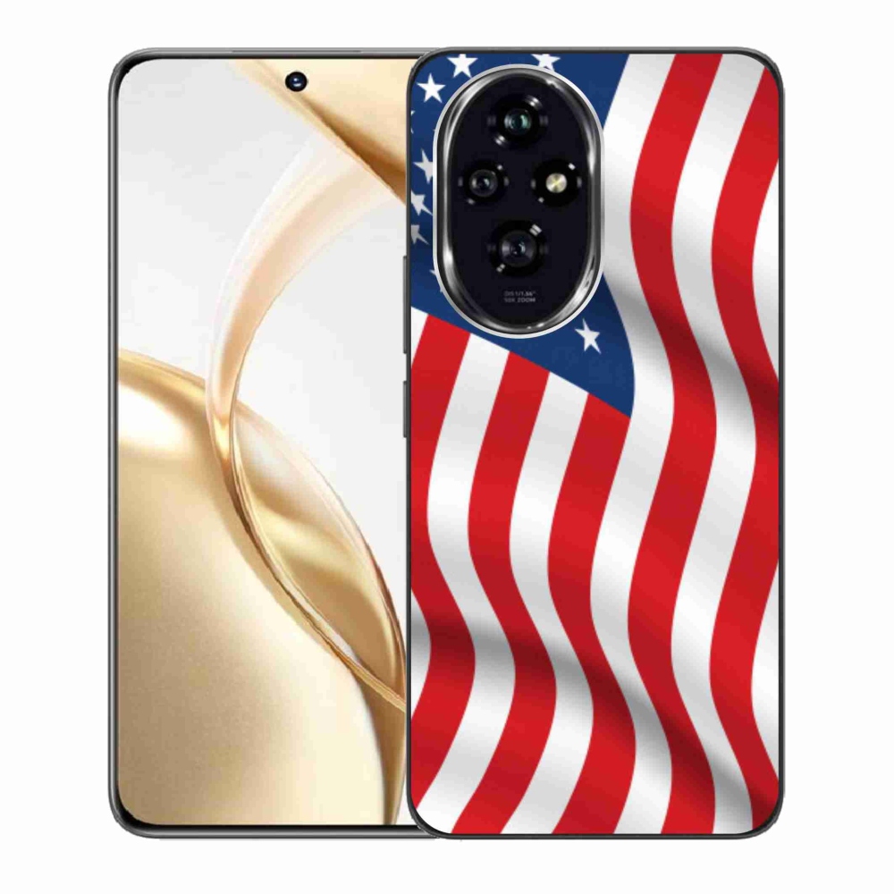 Gelový kryt mmCase na Honor 200 5G - USA vlajka