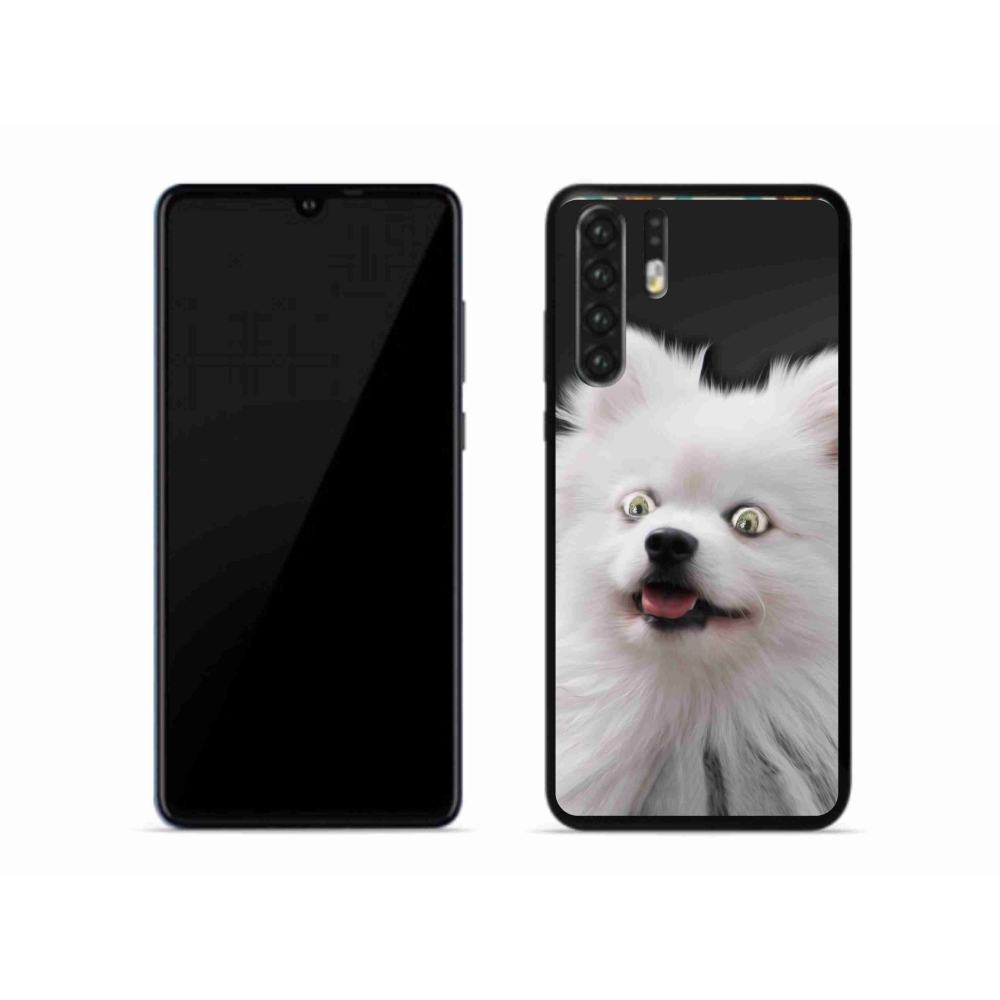 Gelový kryt mmCase na mobil Huawei P30 Pro - bílý špic