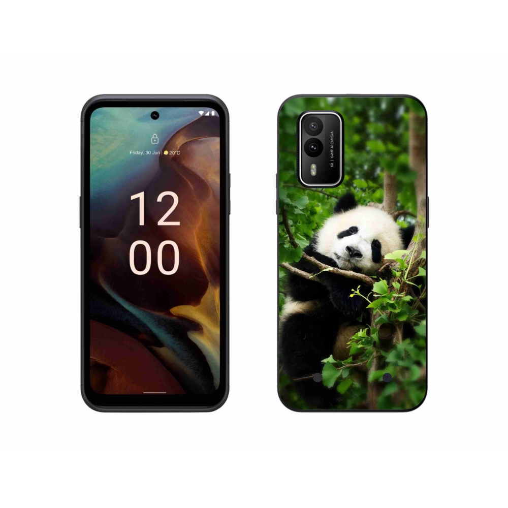 Gelový kryt mmCase na Nokia XR21 - panda