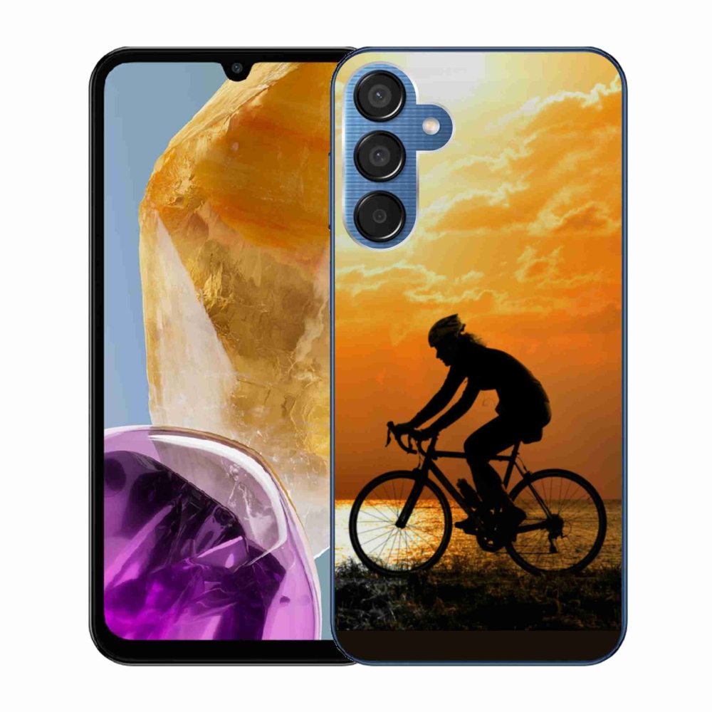 Gelový kryt mmCase na Samsung Galaxy M15 5G - cyklovýlet