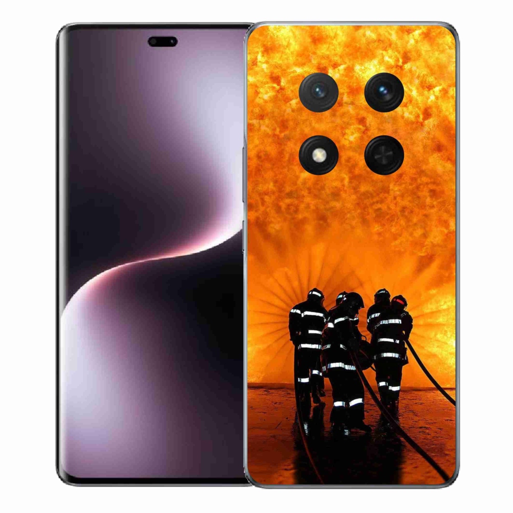 Gelový kryt mmCase na Honor Magic 7 Lite 5G - požár