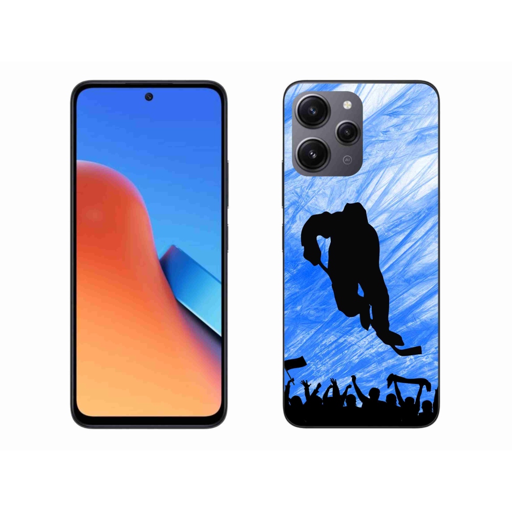 Gelový kryt mmCase na Xiaomi Redmi 12 - hokejový hráč