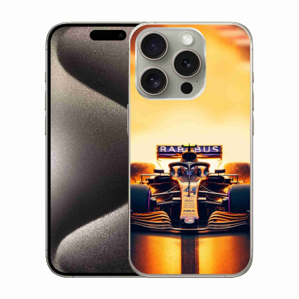 Gelový kryt mmCase na iPhone 15 Pro - formule
