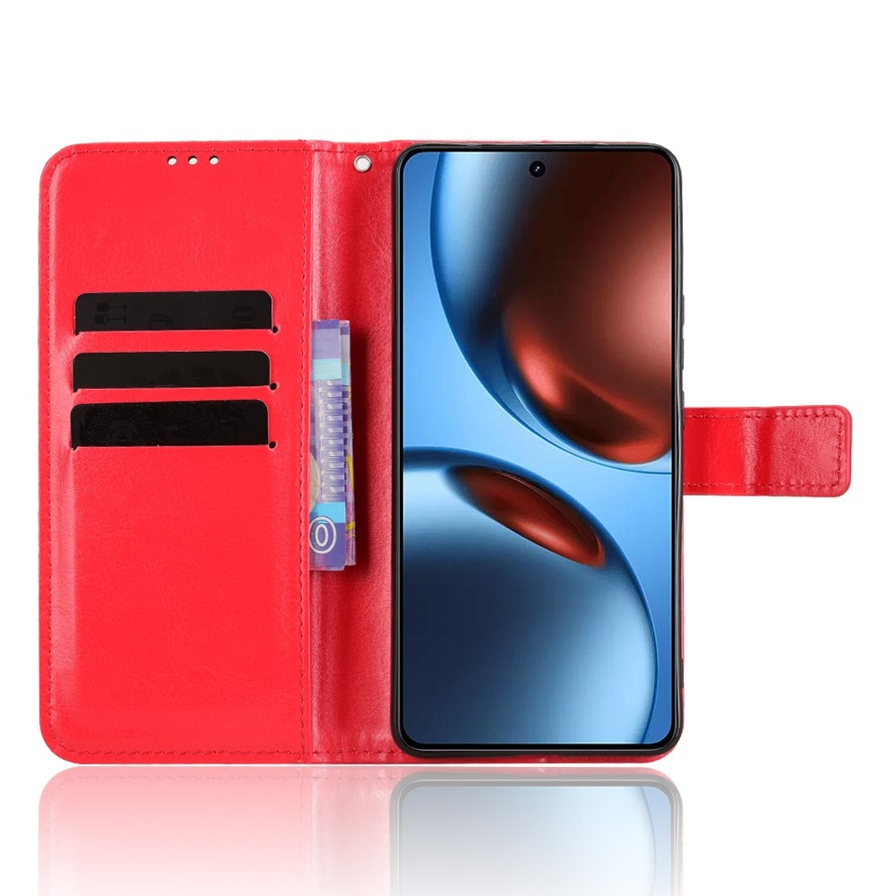 Crazy knížkové pouzdro na Realme GT 7 5G - červené
