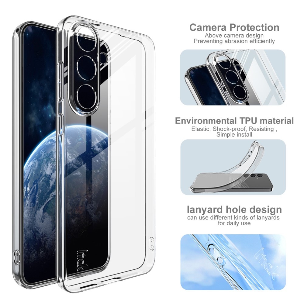 IMK průhledný gelový obal na Samsung Galaxy S25 FE