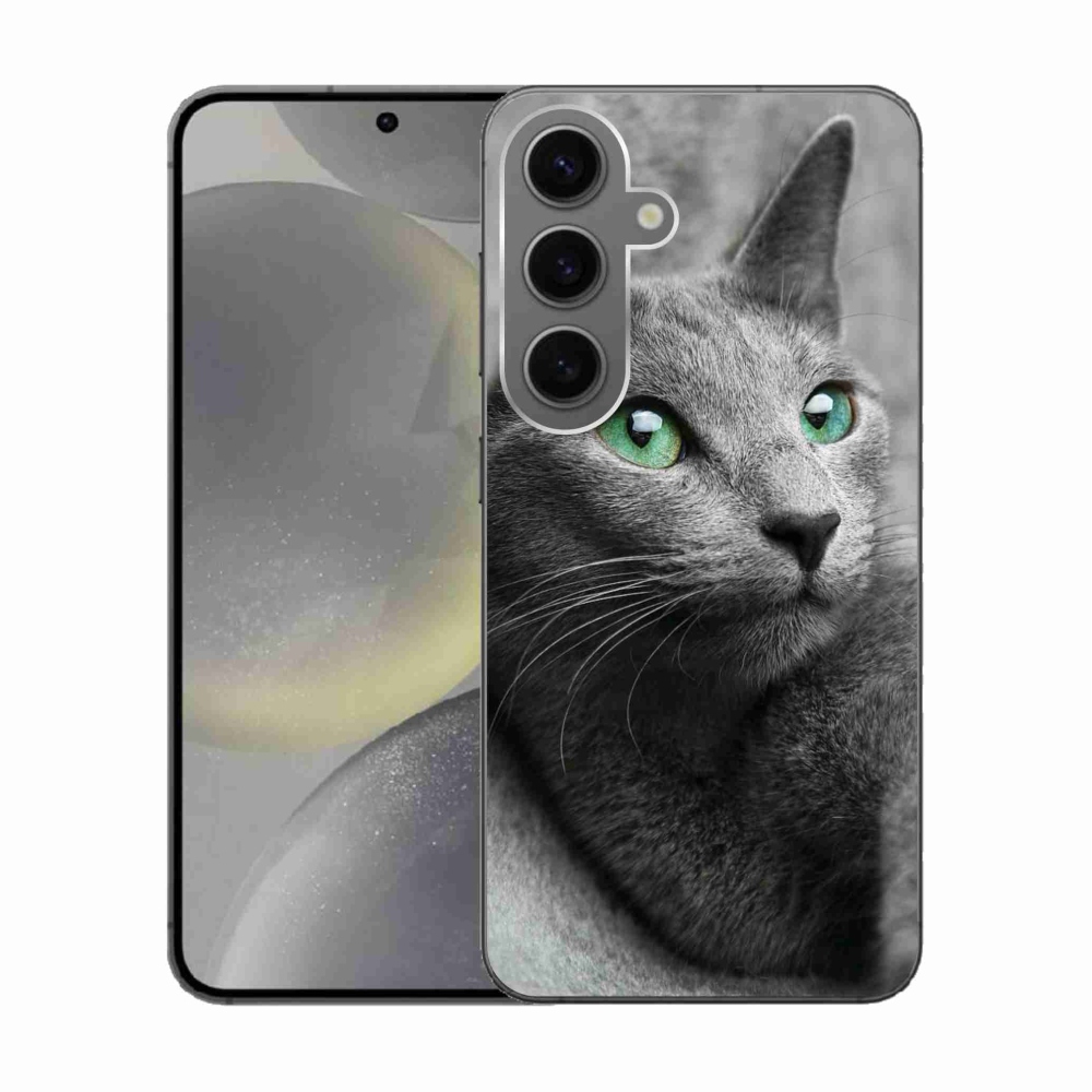 Gelový kryt mmCase na Samsung Galaxy S24 - kočka 2