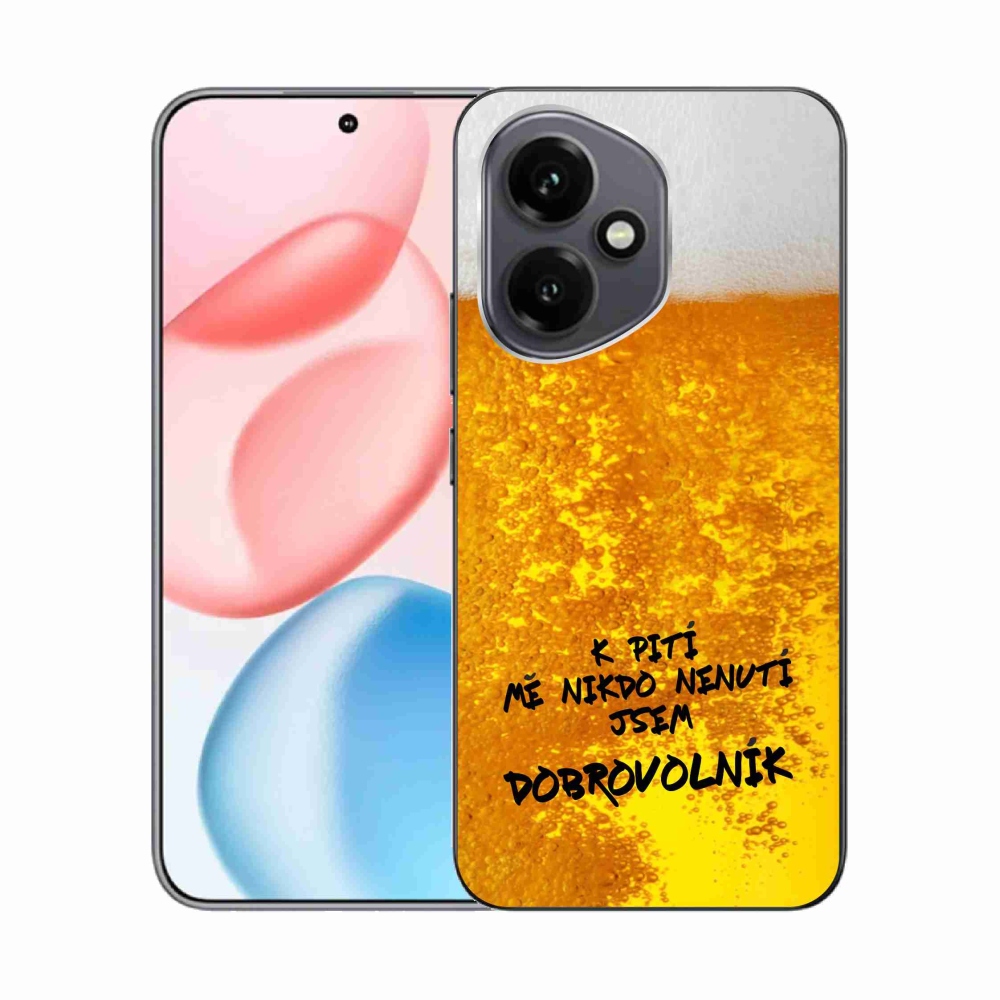 Gelový kryt mmCase na Honor 400 - pivní motiv 4