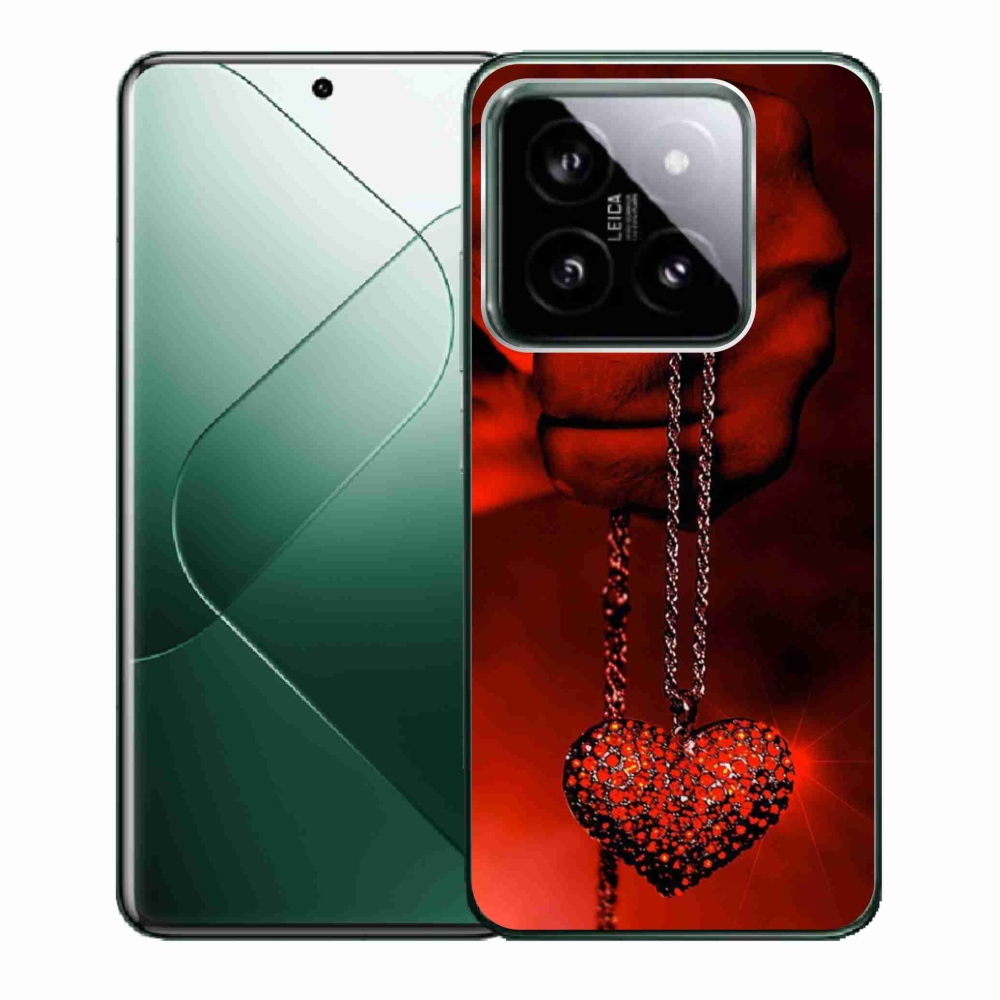 Gelový kryt mmCase na Xiaomi 14 - náhrdelník