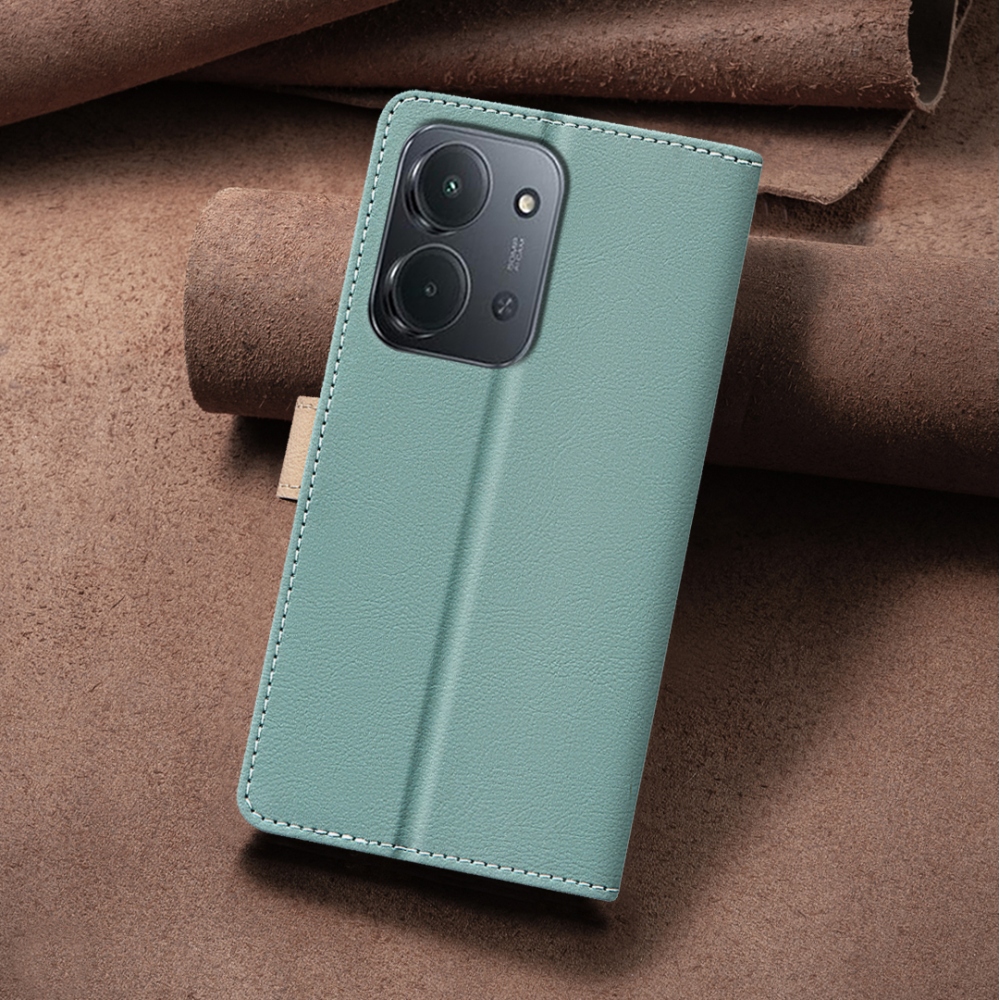 BNF DUO knížkové pouzdro na Xiaomi Redmi 15C 4G/5G (173mm) - zelené