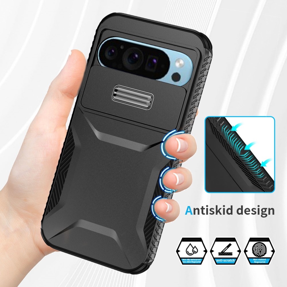 Lid odolný kryt na Google Pixel 9/9 Pro - černý