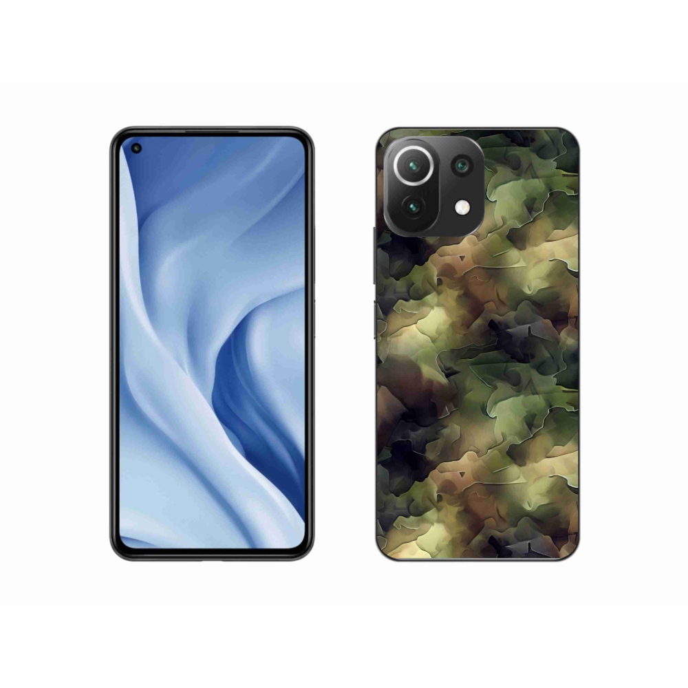 Gelový kryt mmCase na Xiaomi 11 Lite 5G NE - maskáčový vzor 10