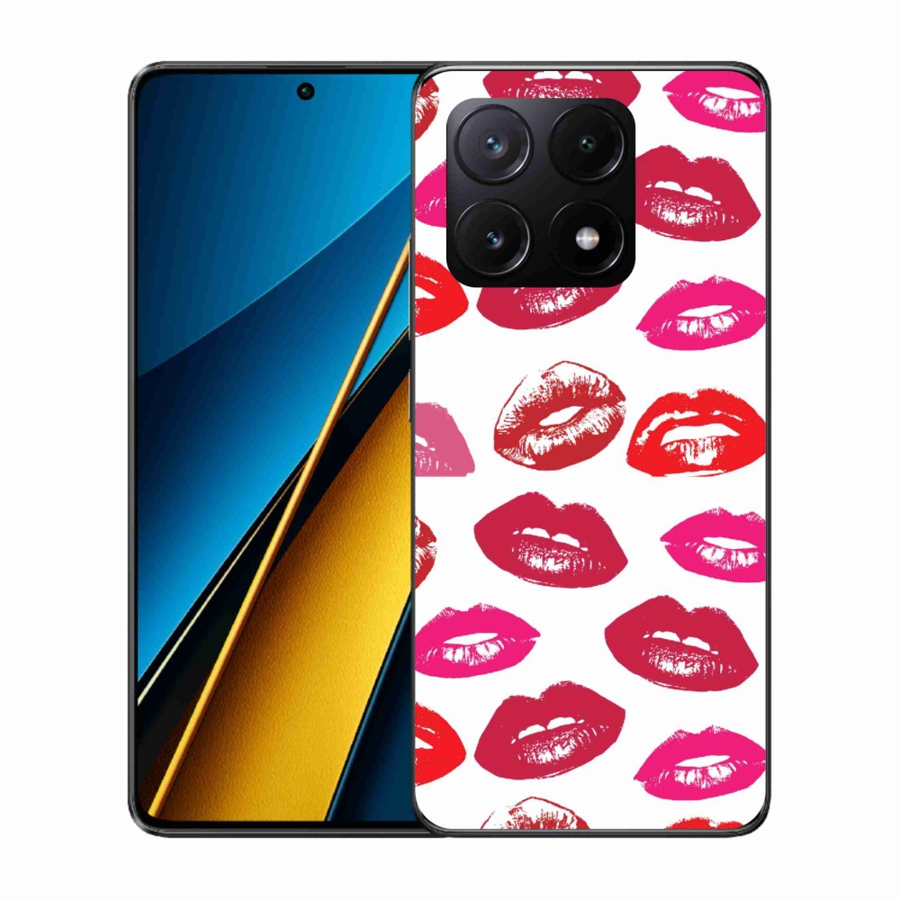 Gelový kryt mmCase na Xiaomi Poco X6 Pro 5G - rty