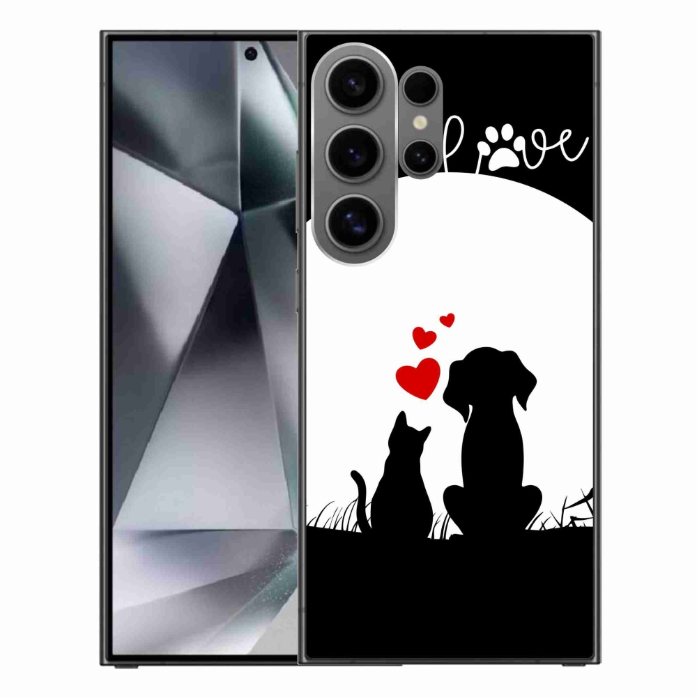 Gelový obal mmCase na Samsung Galaxy S24 Ultra - zvířecí láska