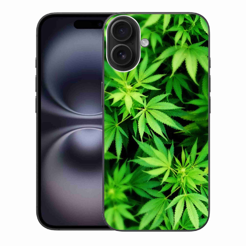 Gelový kryt mmCase na iPhone 16 Plus - konopí 3