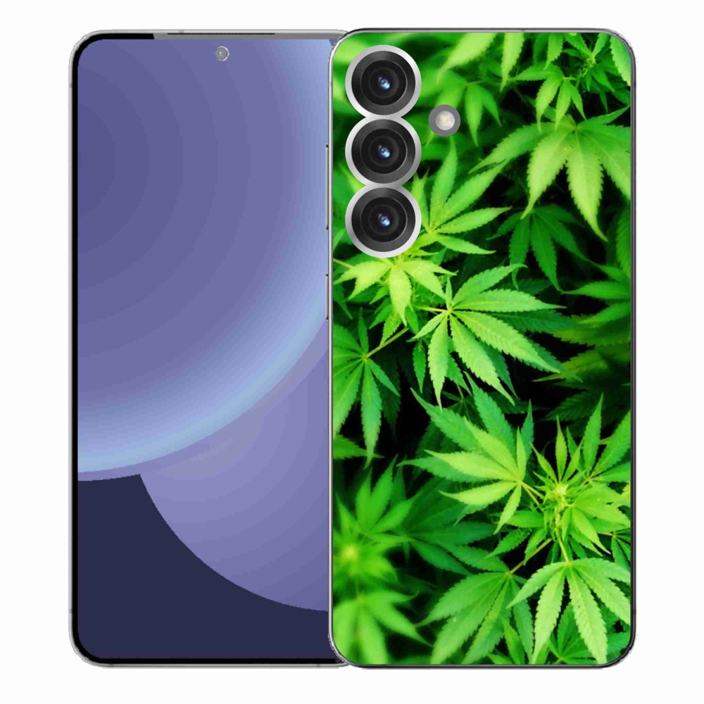 Gelový kryt mmCase na Samsung Galaxy S25+ - konopí 3