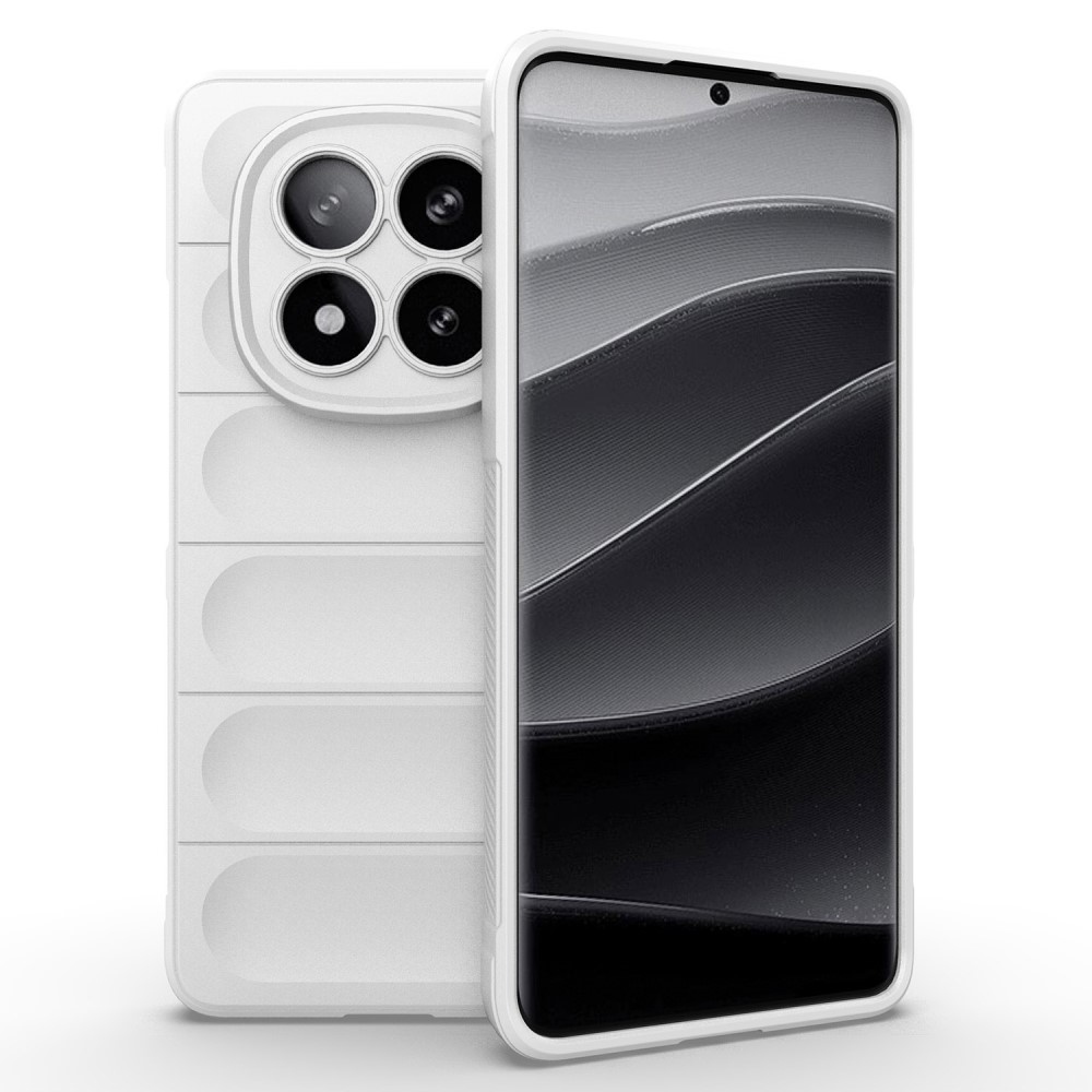 Rugg odolný gelový obal na Xiaomi Redmi Note 14 Pro+ 5G - bílý