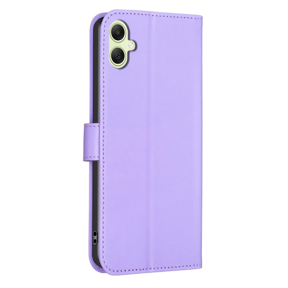 Clover knížkové pouzdro na Samsung Galaxy A06 4G - fialové