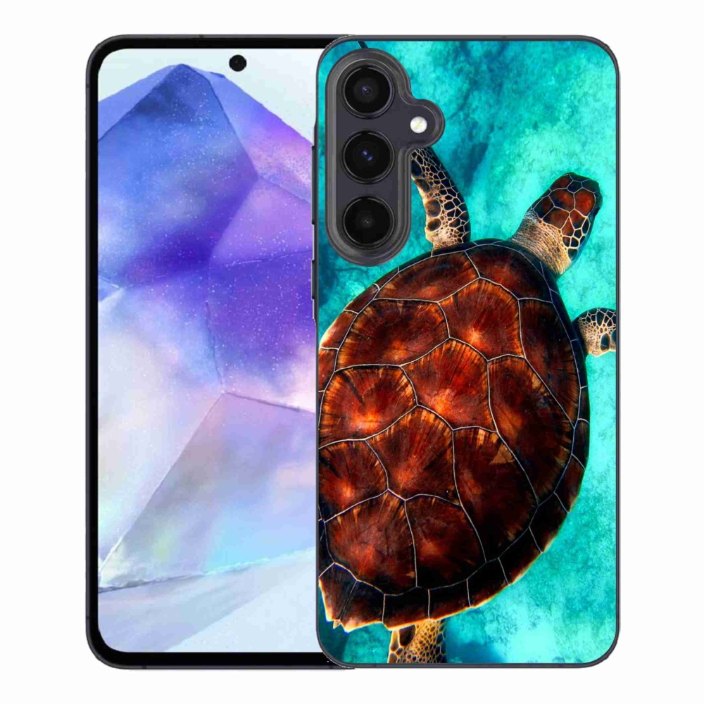 Gelový kryt mmCase na Samsung Galaxy A55 5G - želva