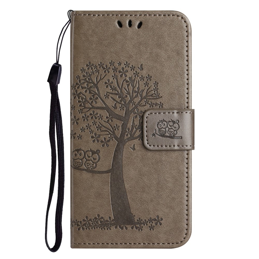 Tree knížkové pouzdro na Samsung Galaxy S25 FE - šedé
