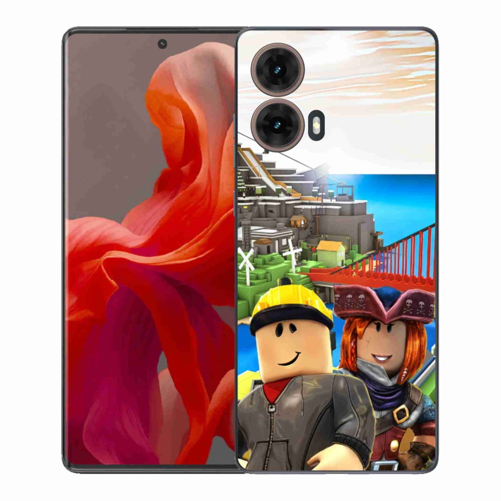 Gelový kryt mmCase na Motorola Moto G85 5G - roblox 1