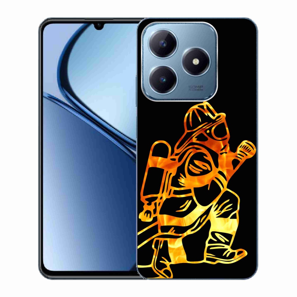 Gelový kryt mmCase na Realme C63 - hasič 1