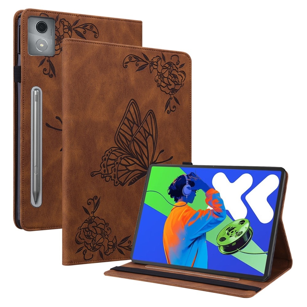 Butterfly zavírací pouzdro na tablet Lenovo Idea Tab Pro 12.7 - hnědé