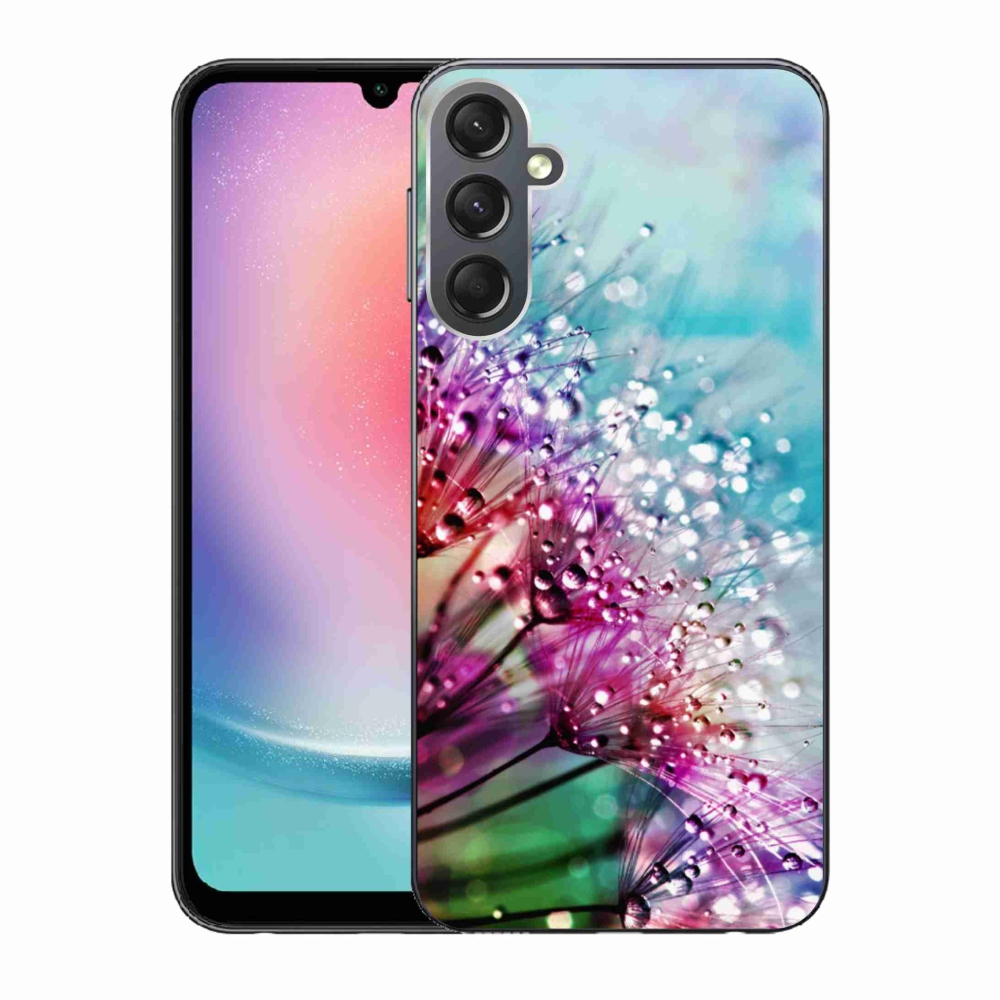 Gelový kryt mmCase na Samsung Galaxy A24 - barevné květy