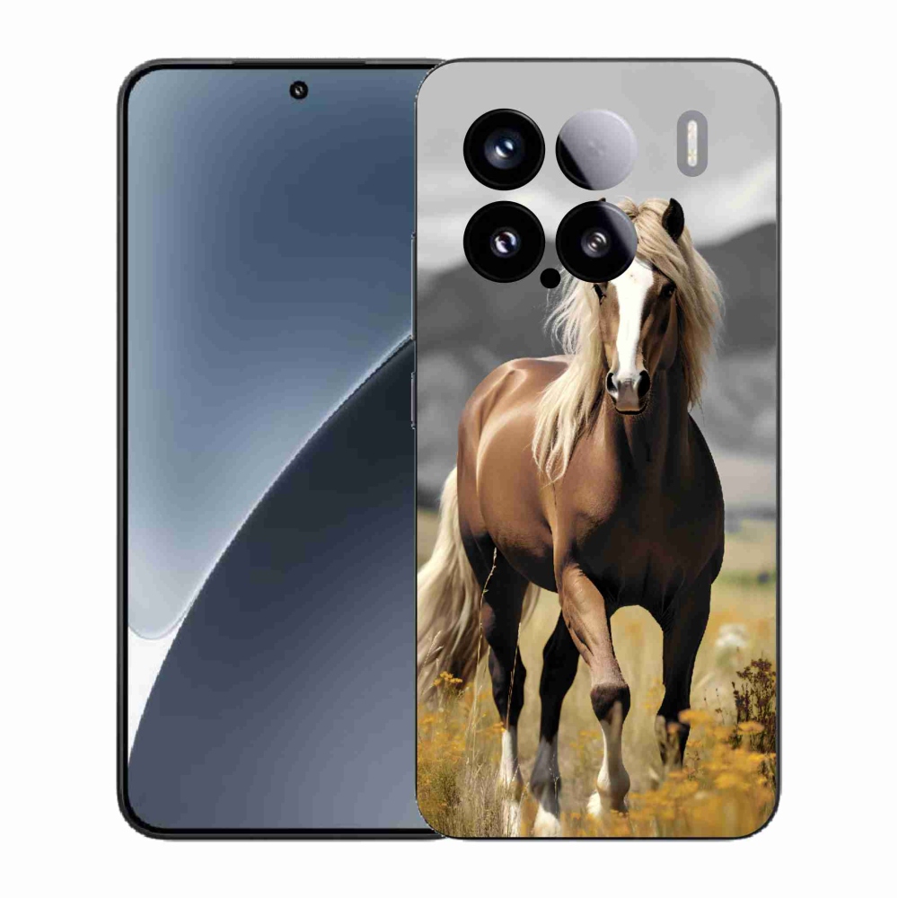 Gelový kryt mmCase na Xiaomi 15 - hnědý kůň 1
