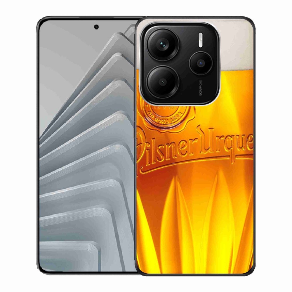 Gelový kryt mmCase na Xiaomi Redmi Note 14 5G - pivo