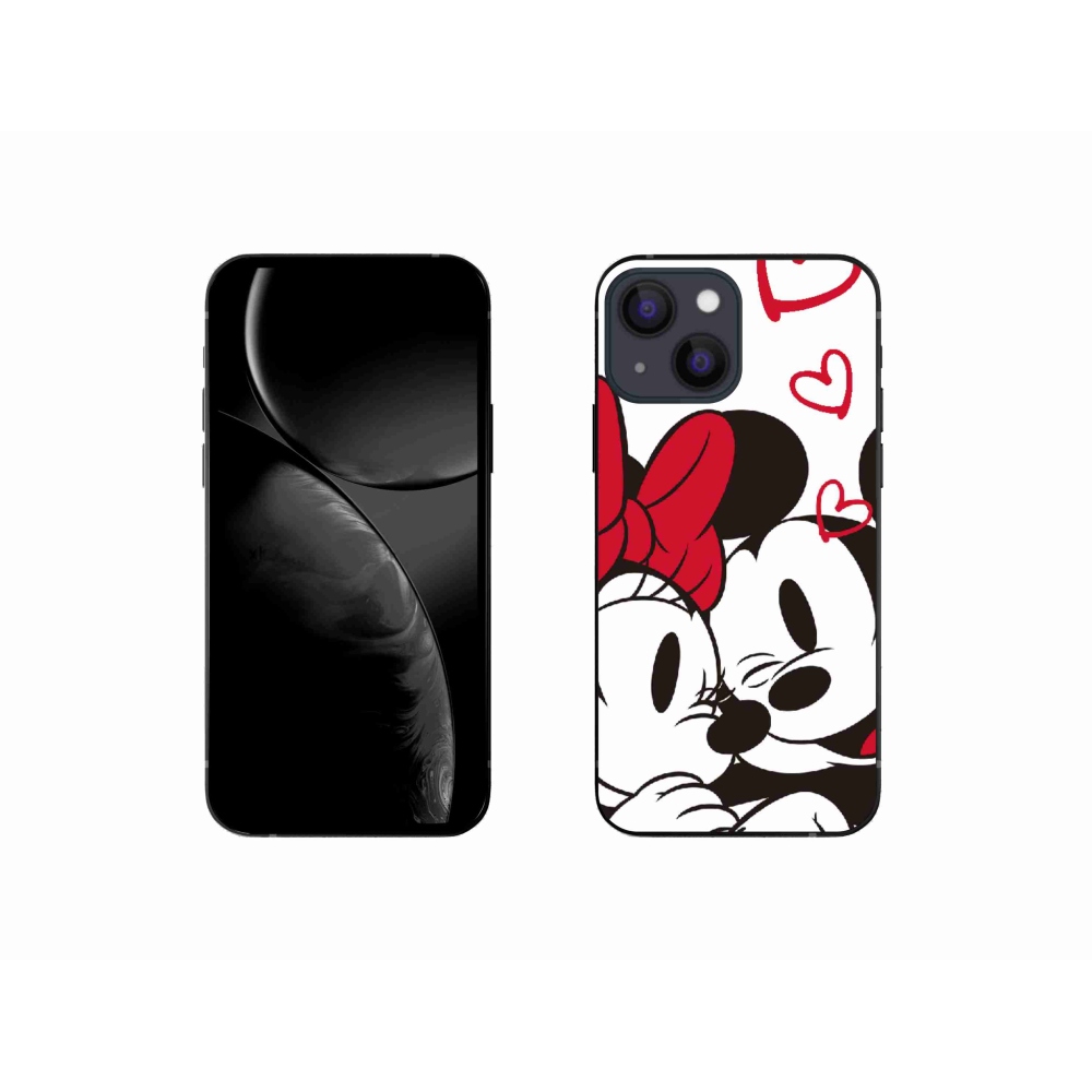 Gelový kryt mmCase na iPhone 13 mini 5.4 - minnie a mickey