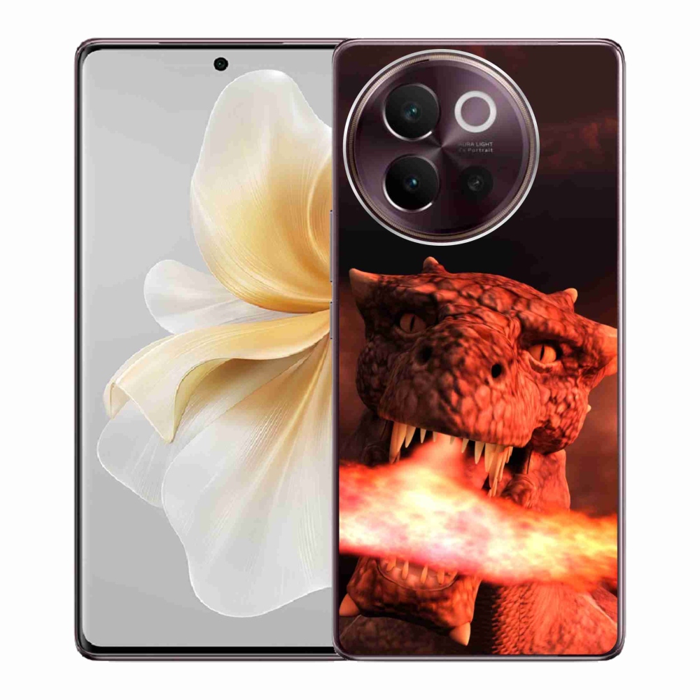 Gelový kryt mmCase na Vivo V40 Lite 5G - drak