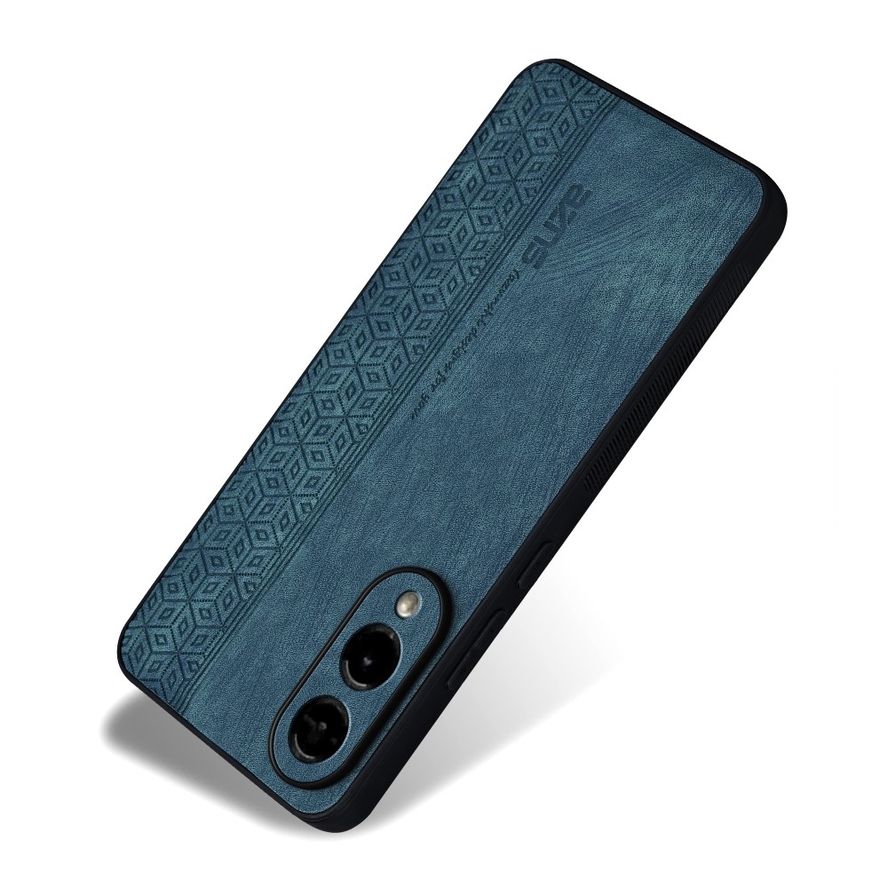 AZNS gelový obal potažený PU kůží pro mobil Samsung Galaxy S25 Edge - zelený