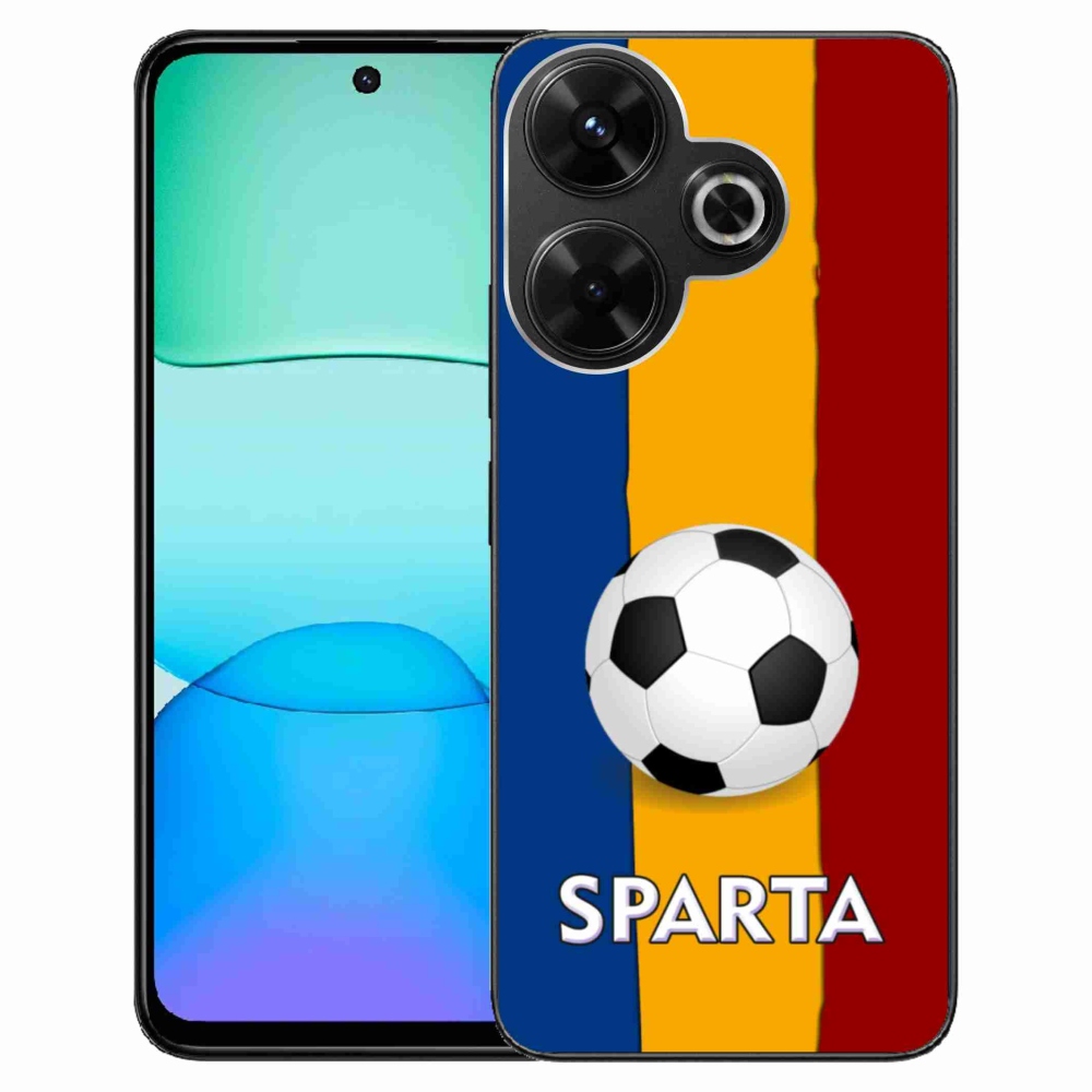 Gelový kryt mmCase na Xiaomi Redmi 13 4G/Poco M6 4G - fotbal 1