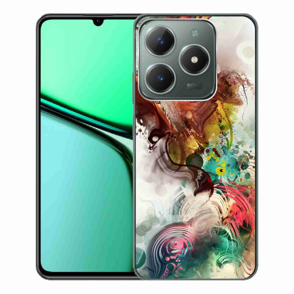 Gelový kryt mmCase na Realme C61 - abstrakt 1