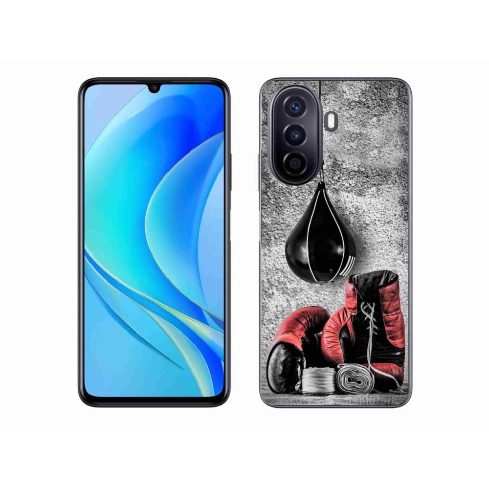 Gelový kryt mmCase na Huawei Nova Y70 - boxovací pytel a rukavice