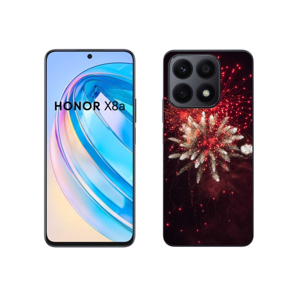 Gelový kryt mmCase na Honor X8a - ohňostroj