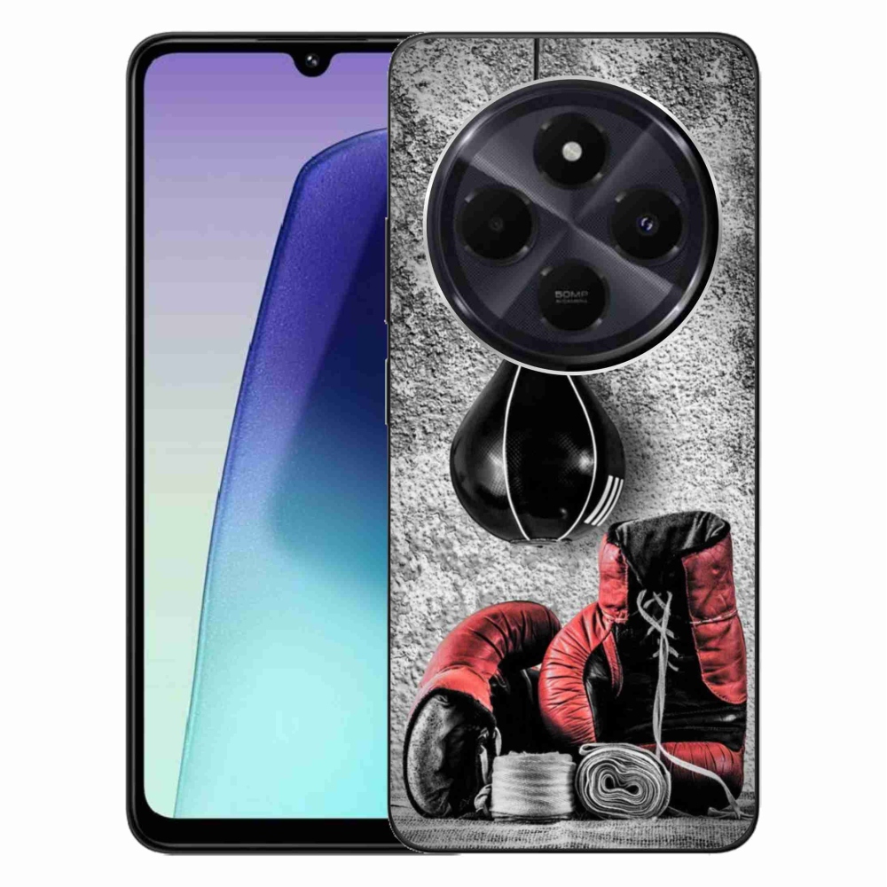 Gelový kryt mmCase na Xiaomi Redmi 14C/Poco C75 - boxovací pytel a rukavice