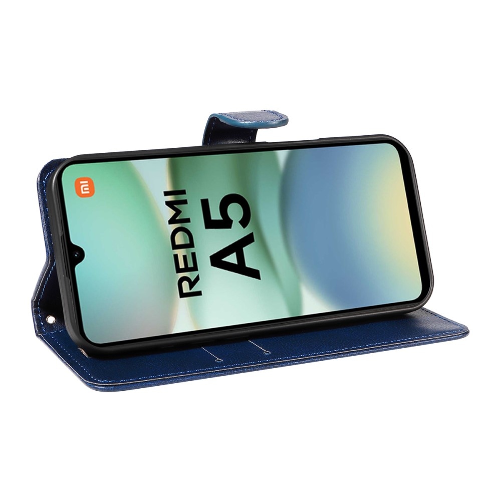 Wallet knížkové pouzdro na Xiaomi Redmi A5 (173.45x79.35x8.45mm) - modré