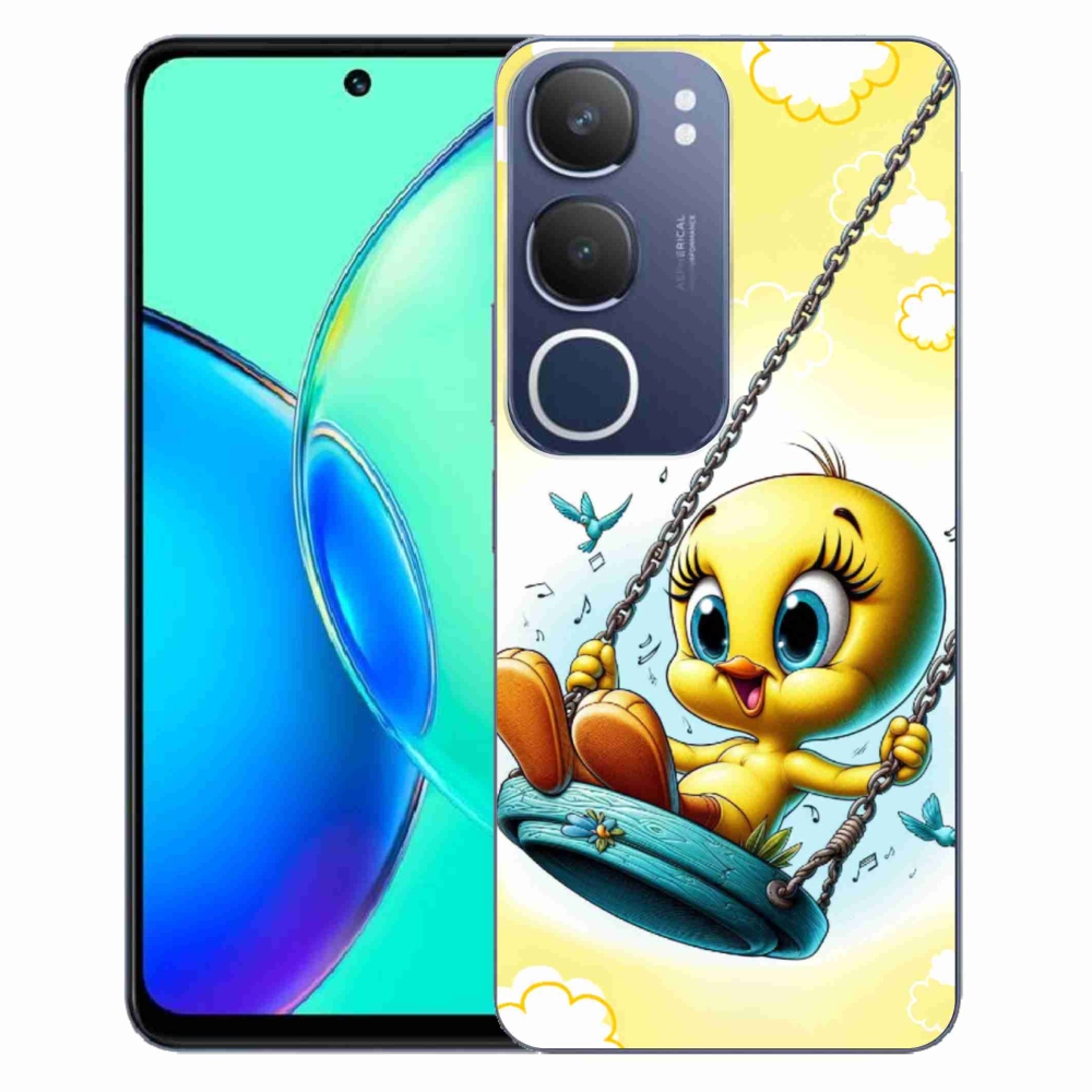 Gelový kryt mmCase na Vivo Y19s - tweety