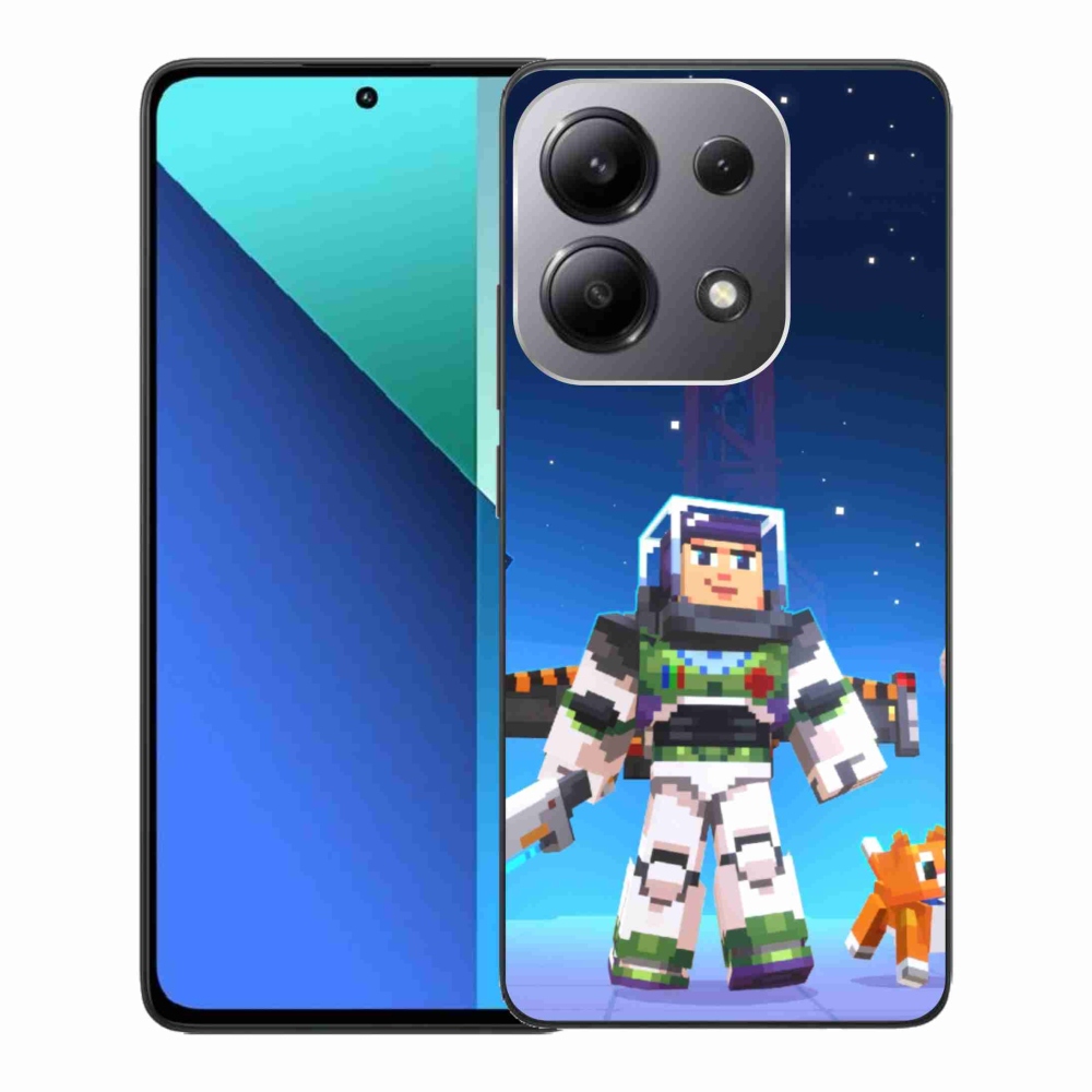 Gelový kryt mmCase na Xiaomi Redmi Note 13 - minecraft 2