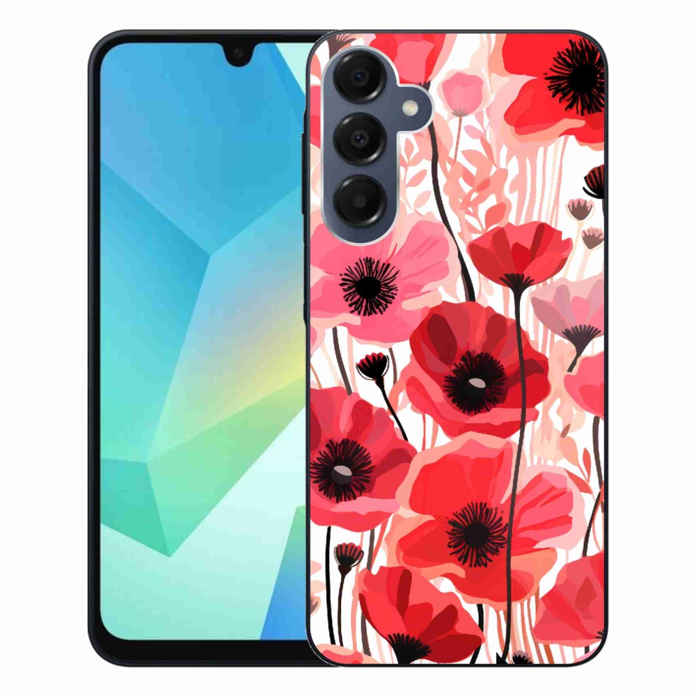 Gelový kryt mmCase na Samsung Galaxy A16 4G/5G - vlčí mák 1